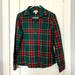 LL Bean Flannel Shirt XS